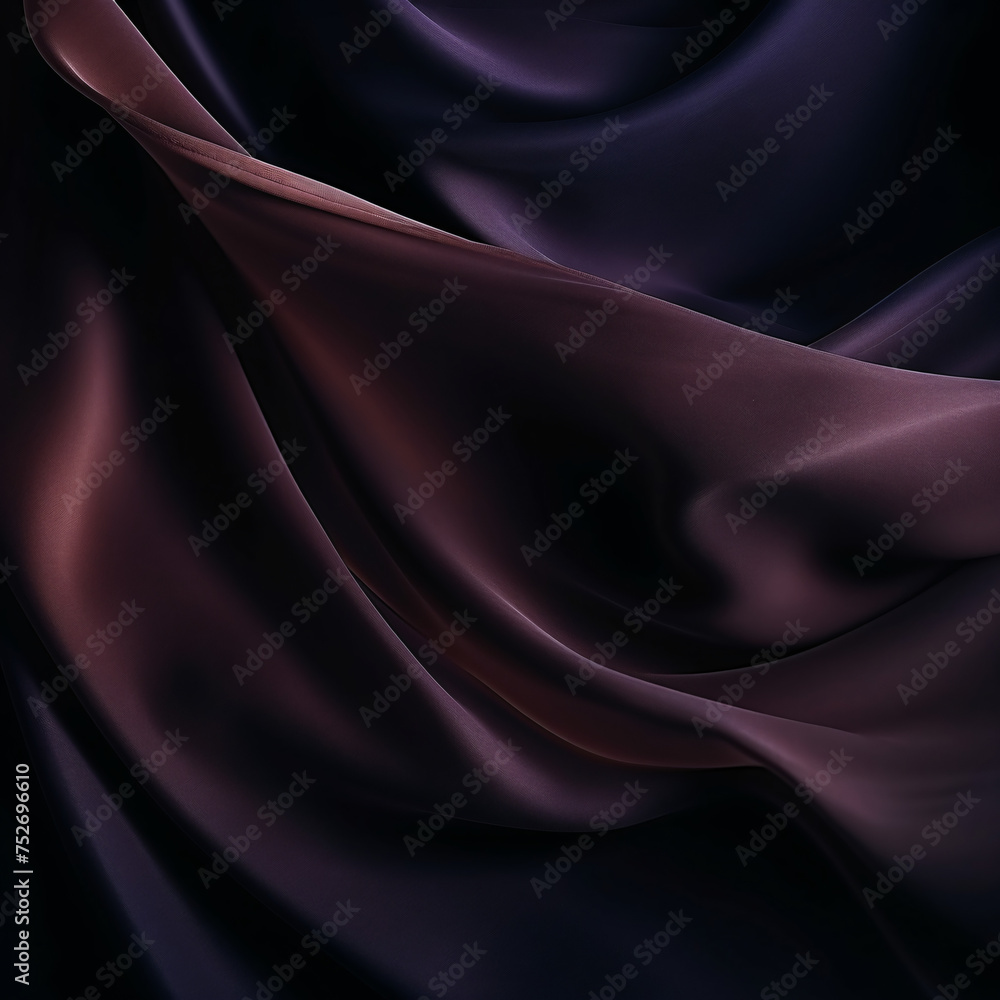 Smooth elegant dark purple silk or satin luxury cloth texture can use as abstract background. Luxurious background design. Violet, purple and pink colors, Space for text or image - obrazy, fototapety, plakaty 
