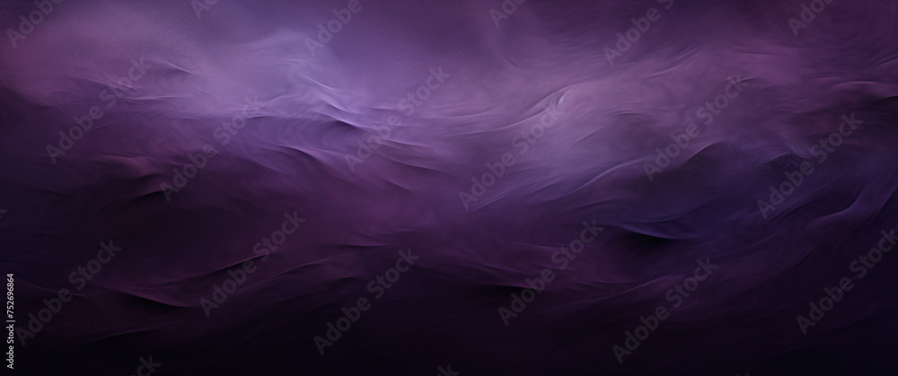 Abstract background of purple smoke on a black background. Violet, purple and pink colors, Space for text or image - obrazy, fototapety, plakaty 