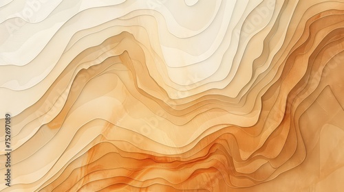 topographic digital background, light brown