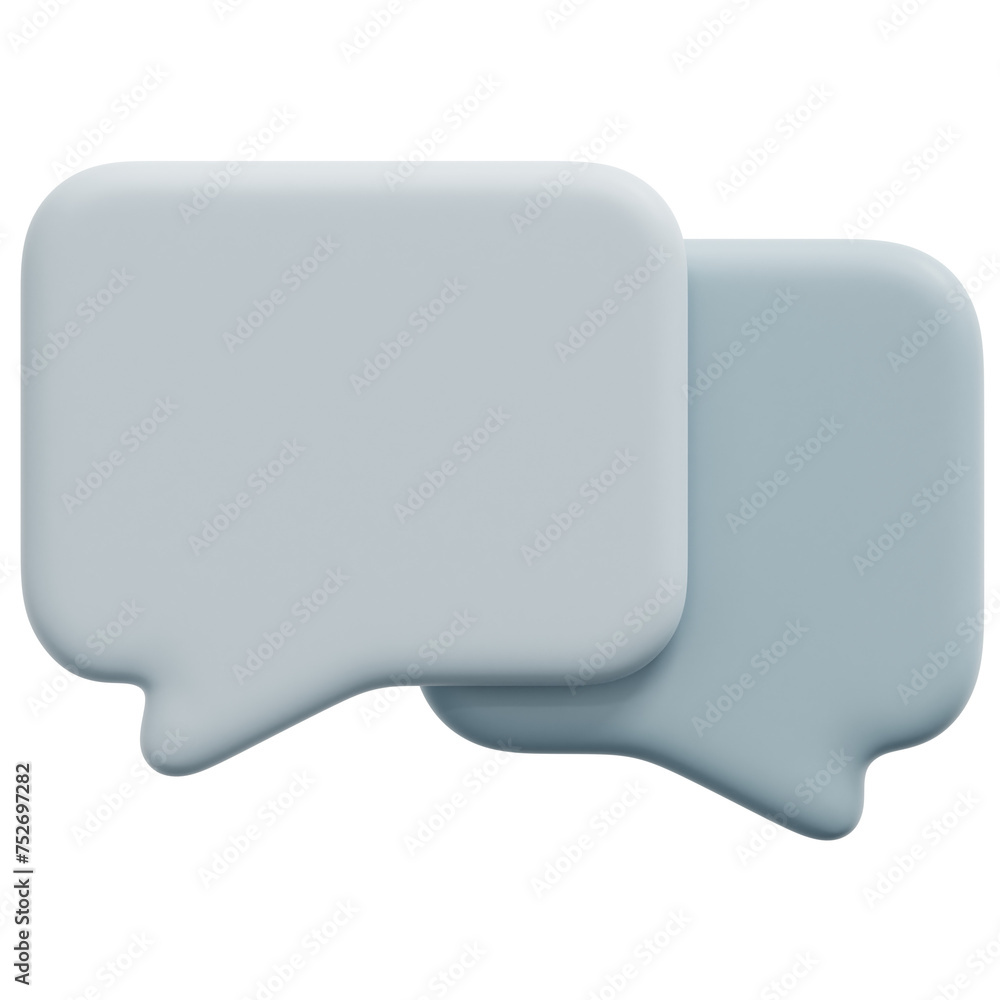 Fototapeta premium bubble 3d render icon illustration