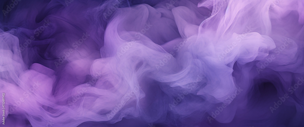 Purple cloud of smoke. Abstract background. Texture. Design element. Violet, purple and pink colors, Space for text or image