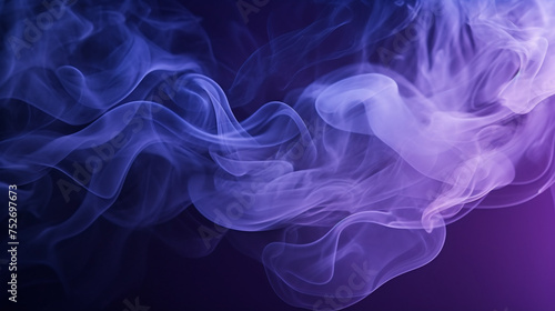 Abstract smoke moves on a black background. Design element for advertisements, flyer, web and other graphic designer works. © drixe