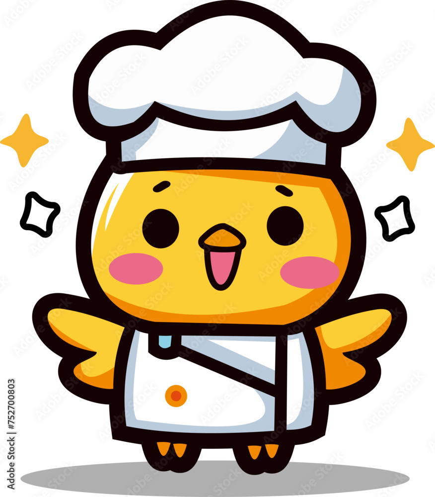 Cute chicken cartoon character vector illustration Cute chicken cartoon character vector illustration
