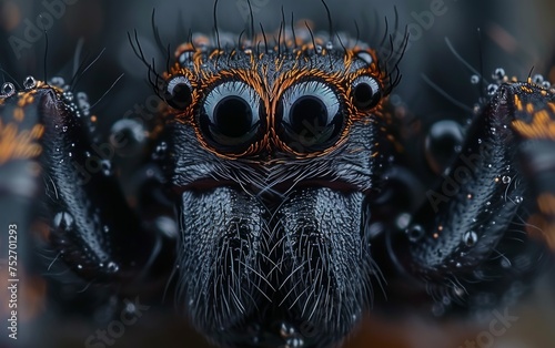 Immersing in the Intense Stare of a Spider