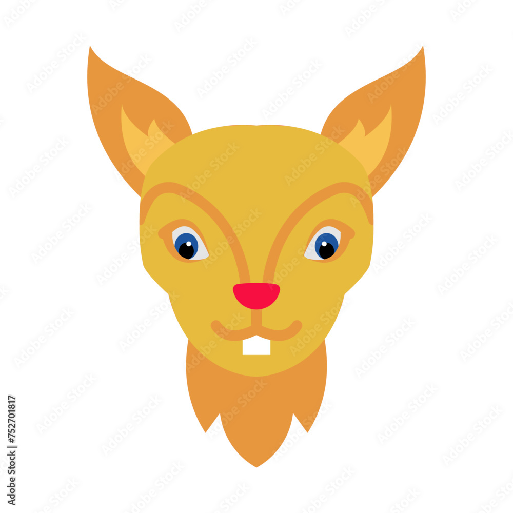 Squirrel Flat Style Squirrel Flat Style