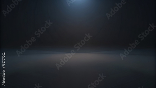 Stage Spotlight in Dark Background