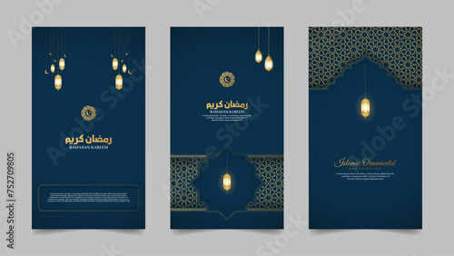 Ramadan Kareem Islamic Realistic Social Media Stories Collection Template