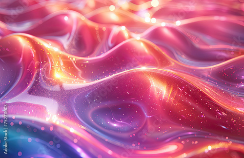 Abstract background with purple fabric waves. Created with Ai