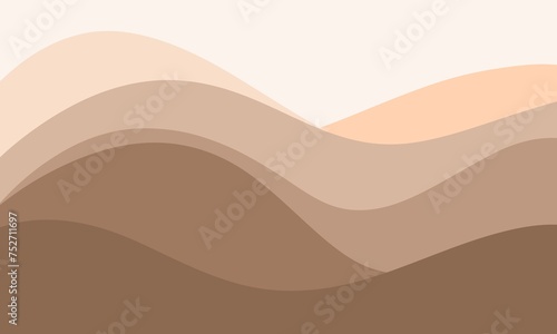 illustration of an background with waves