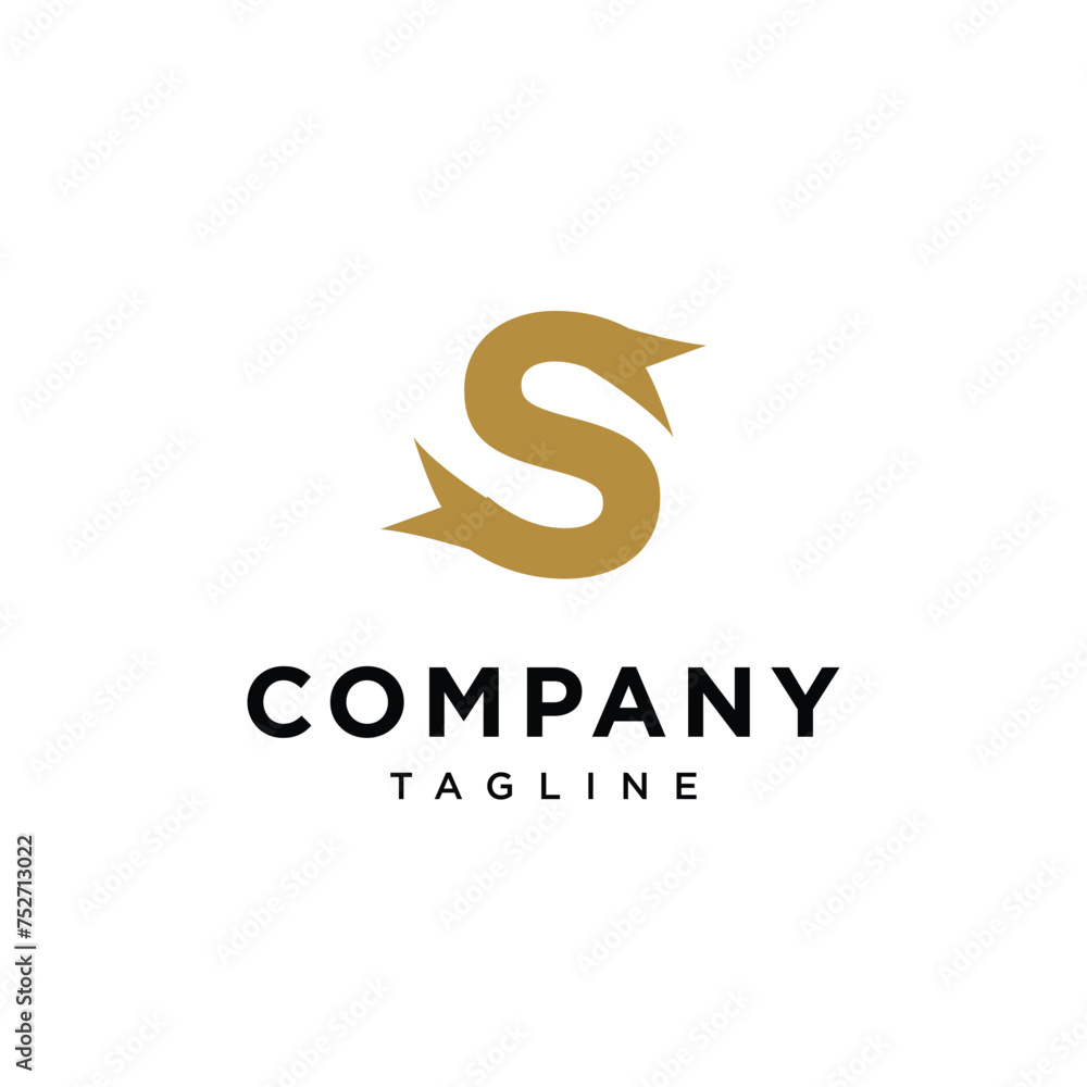 Letter S Ribbon logo icon vector template eps Letter S Ribbon logo icon vector template eps