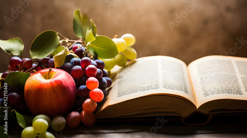 Fototapeta Naklejka Na Ścianę i Meble -  Fruits of the spirit symbolism