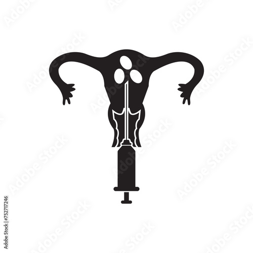 Artificial insemination icon