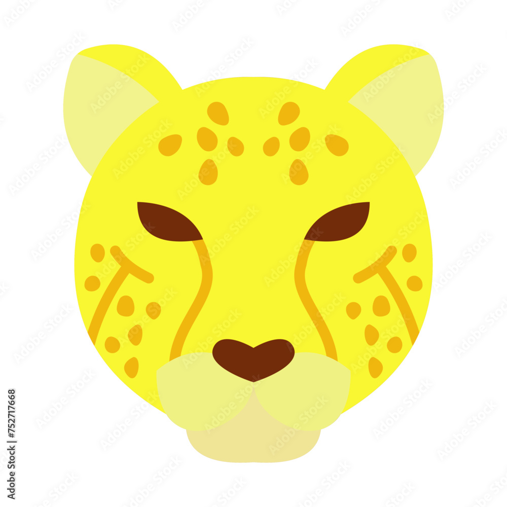 Cheetah Flat Style