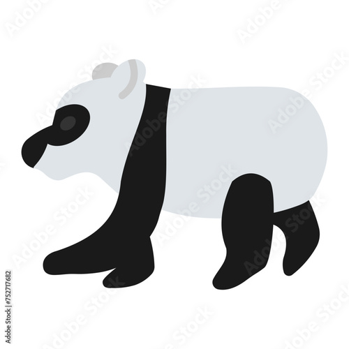 Panda Flat Style