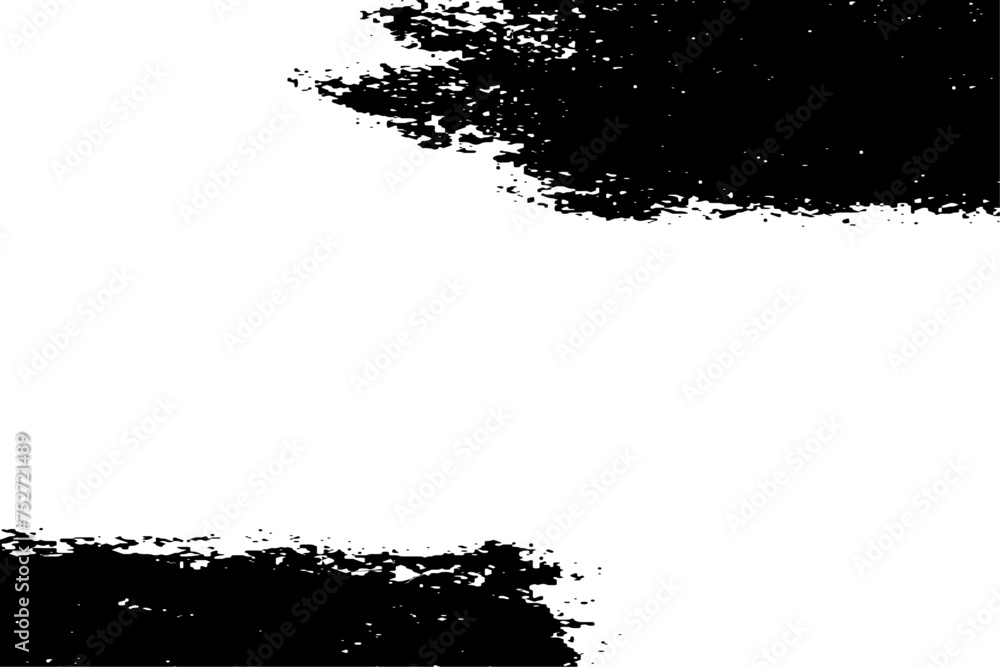 Black brush marks. Hand drawn grunge texture Black brush marks. Hand drawn grunge texture