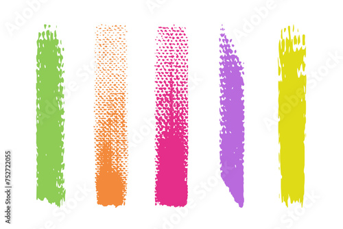 Grunge label brush stroke backgrounds
