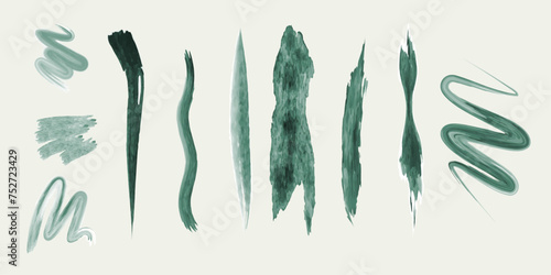 Colorful watercolor patch background vector