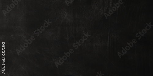 Elegant black texture background with vintage distressed grunge texture and dark. Panorama of Dark grey black slate background or texture. Black granite slabs background. 