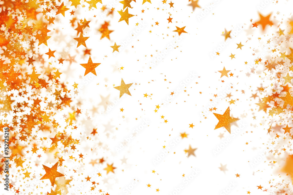 Gold Star Isolated On Transparent Background