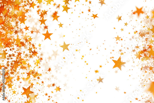 Gold Star Isolated On Transparent Background