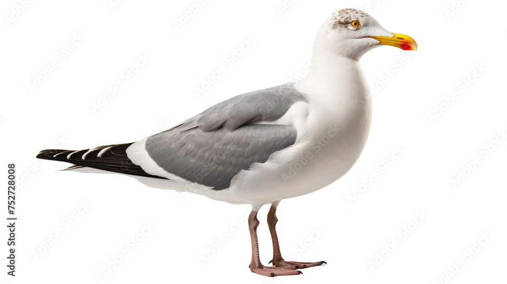 Seagull isolated on transparent a white background Seagull isolated on transparent a white background
