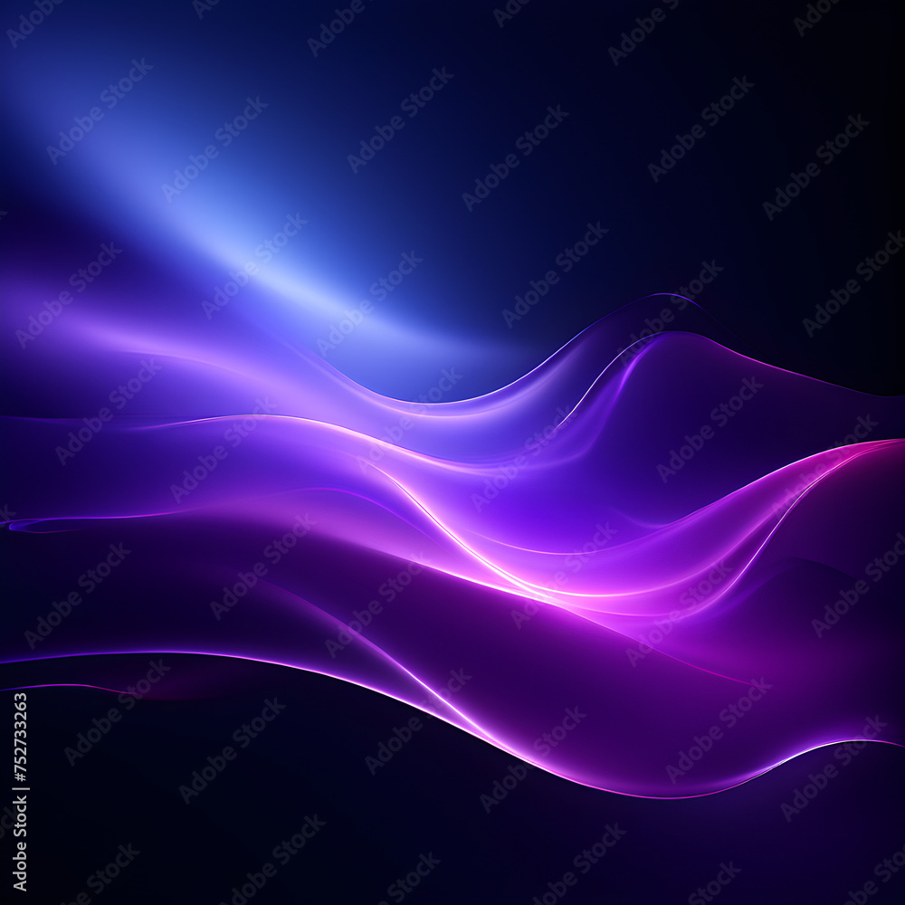 abstract blue wave background Generative AI abstract blue wave background Generative AI