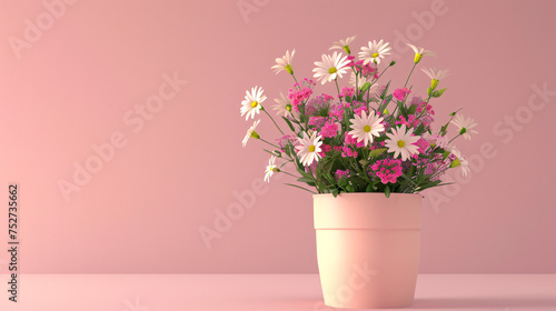 3d rendering of spring flowers © Jafger