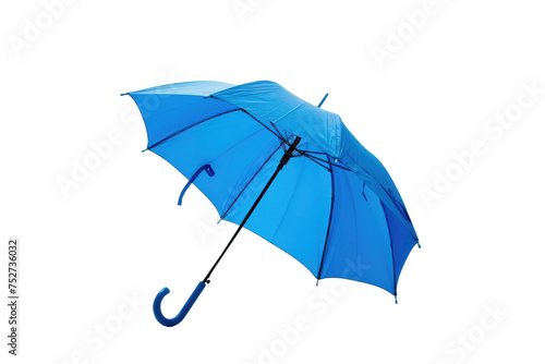 Blue Classic Umbrella Isolated On Transparent Background