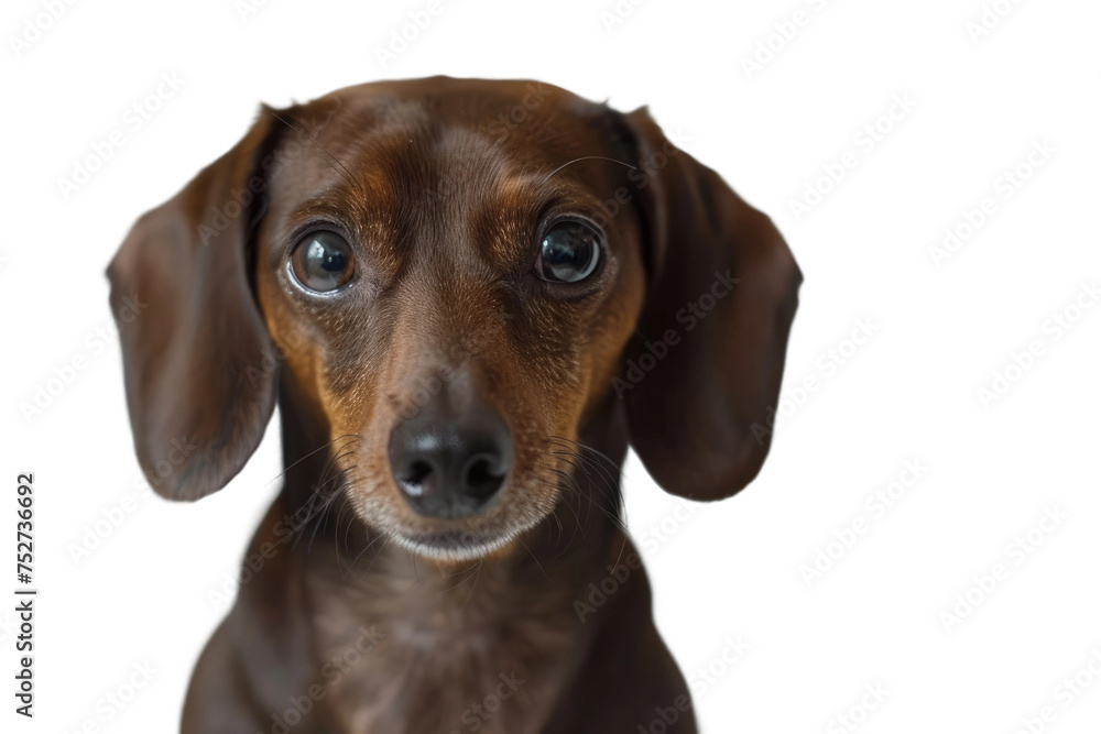 Brown Dog Isolated On Transparent Background