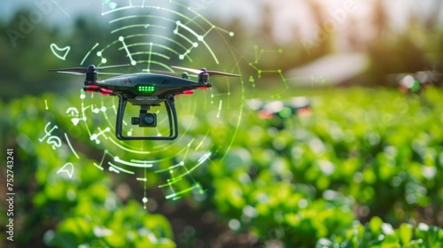 Advancements in Artificial Intelligence and Machine Learning are transforming to agriculture farming photo