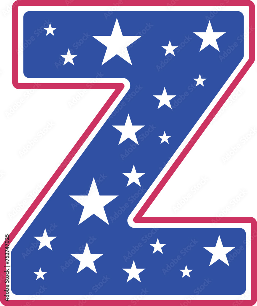 4th Of July Letter USA Flag Star And Stripe z 4th Of July Letter USA Flag Star And Stripe z