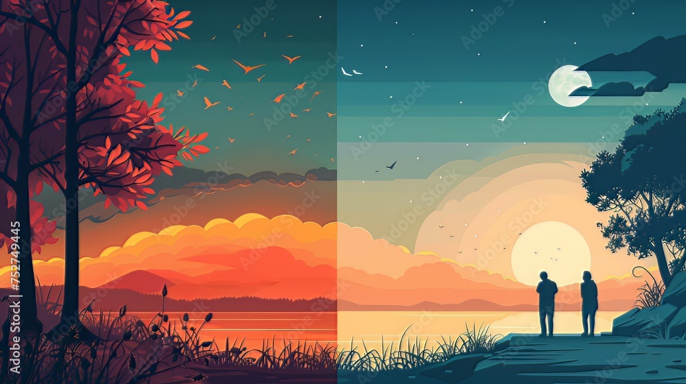 Vector Illustrations: Illustrations created using vector graphics ...