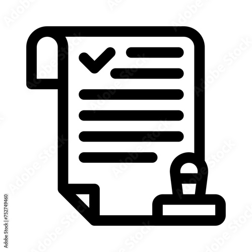 approved line icon