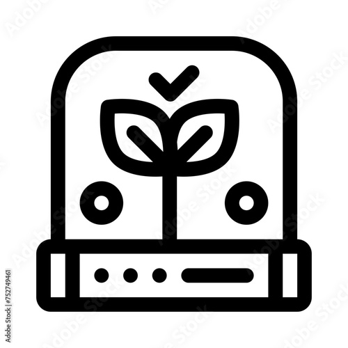 incubator line icon