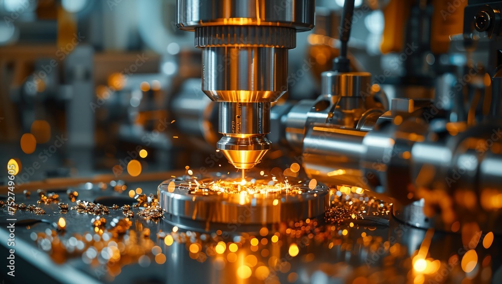 State-of-the-art engineering workshop, precision tools in action, crafting the future State-of-the-art engineering workshop, precision tools in action, crafting the future