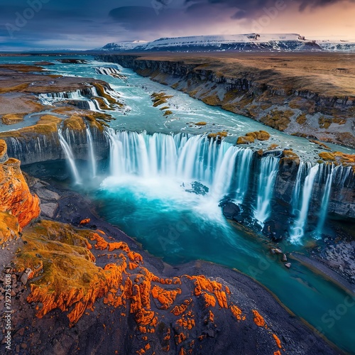 Haifoss waterfall in Iceland © Iremia