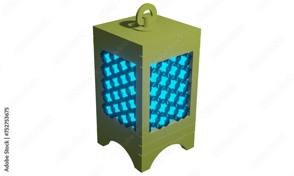 Ramadan icon 3d illustration of islamic lantern Ramadan icon 3d illustration of islamic lantern