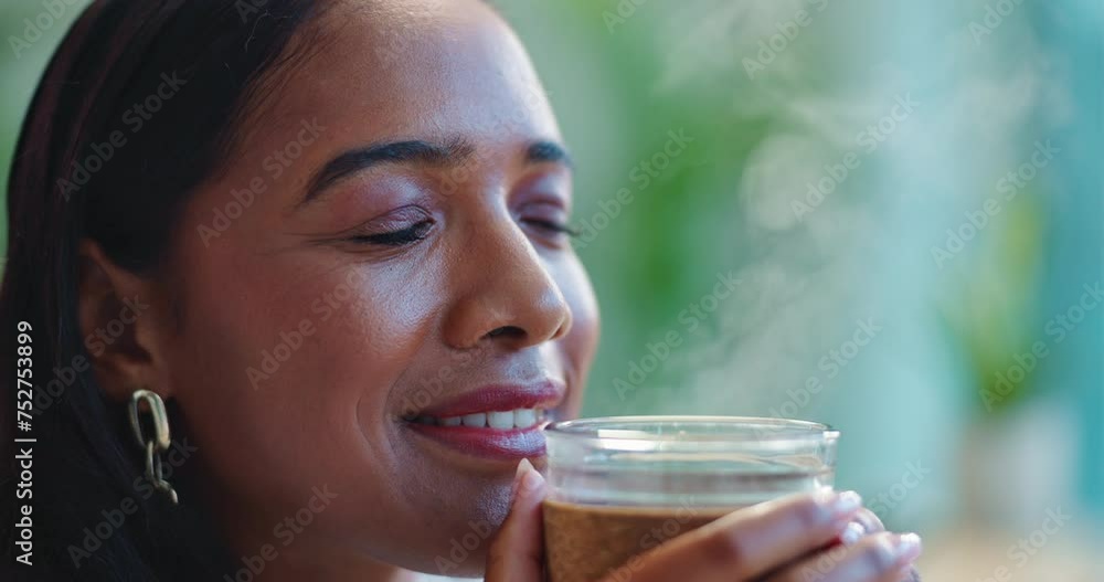 Business woman, happy or coffee at work for idea, office or warm beverage for inspiration on creative project. Asian person, designer and thinking with espresso, morning and aroma for energy in job Business woman, happy or coffee at work for idea, office or warm beverage for inspiration on creative project. Asian person, designer and thinking with espresso, morning and aroma for energy in job