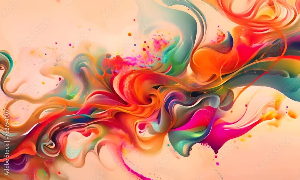 Abstract painting composition with a haze of colors. The concept of creativity and abstract art. Abstract painting composition with a haze of colors. The concept of creativity and abstract art.