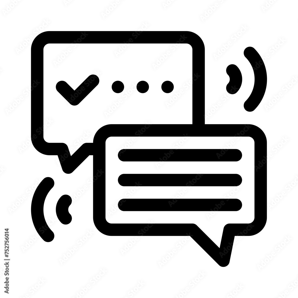 discussion line icon discussion line icon