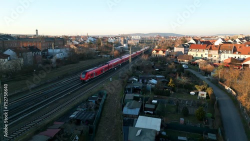 Regional Train Drone Video in Bamberg photo