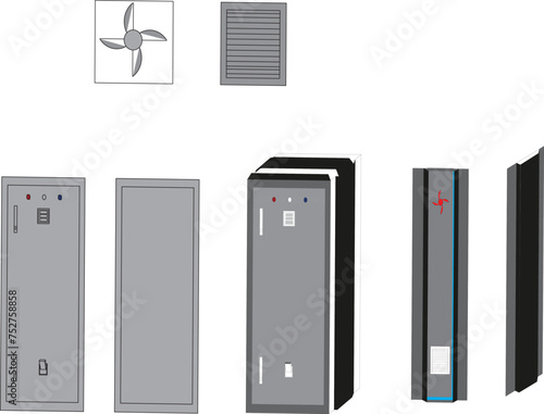 Electrical Control Panel Board Drawing
