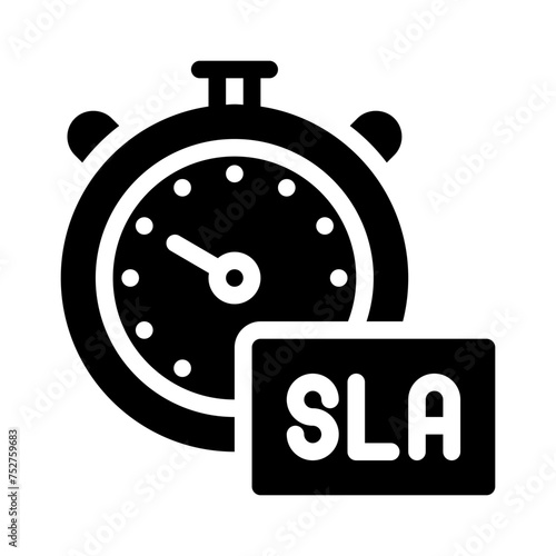 sla glyph icon
