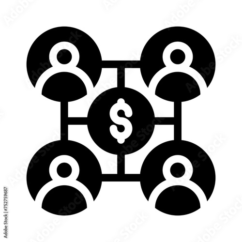 shareholder glyph icon