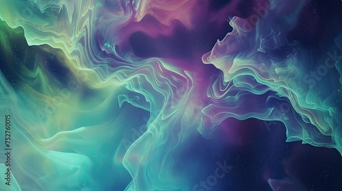 Cosmic colors background. Anti design, celestial, galactic, cosmic, abstract, colorful, otherworldly, cosmic dust, nebulae, stars, galaxies. Generated by AI