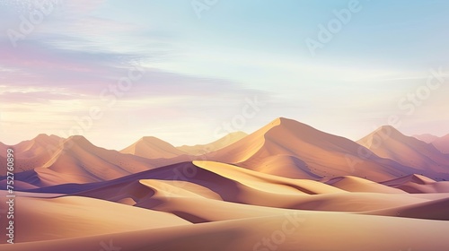 Desert sandy landscape. Camel, oil, temperature, moisture, rock, gorge, excavations, oasis, heat, mirage, thirst, cactus, caravan, Bedouin, water, dune, sun. Generated by AI