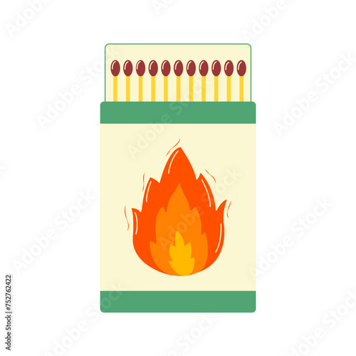 Matchbox vector illustration
