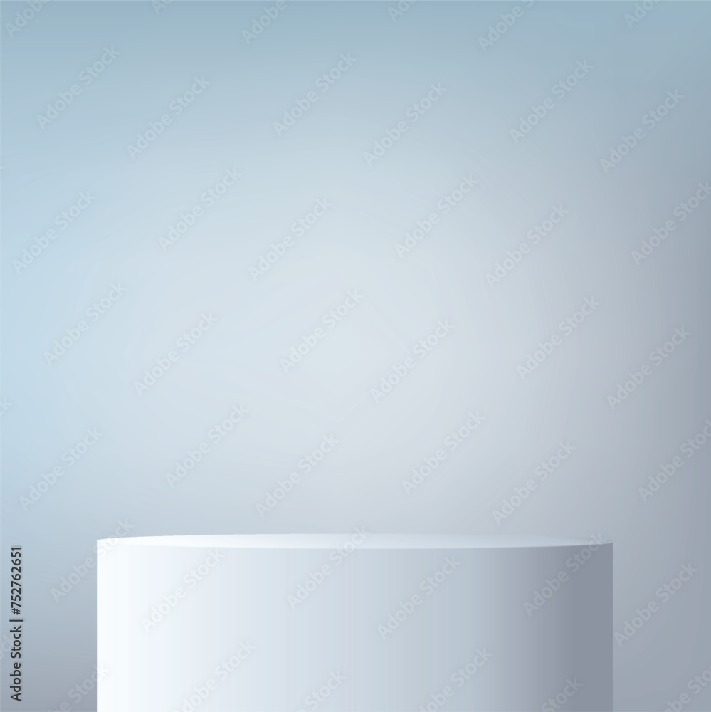Realistic 3d podium with empty space Realistic 3d podium with empty space