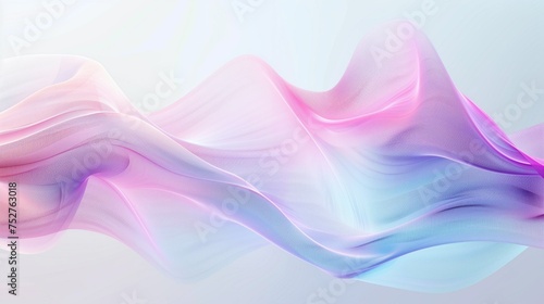 Wallpaper Mural abstract light background with pink and blue waves Torontodigital.ca