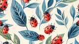 Ladybugs in a Breeze Generative AI